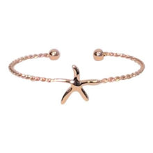 Load image into Gallery viewer, Twisted Cuff With Starfish
